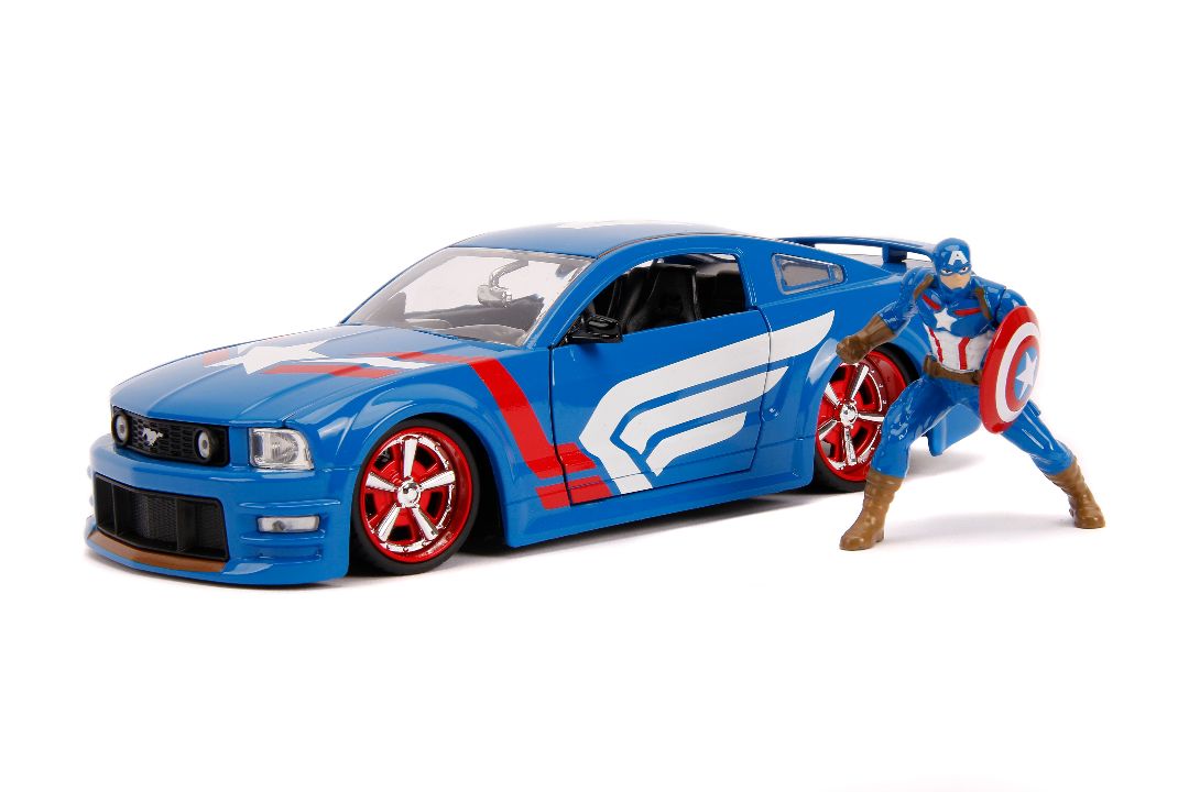 Jada 1/24 "Hollywood Rides" 2006 Ford Mustang GT w/ figure - Click Image to Close