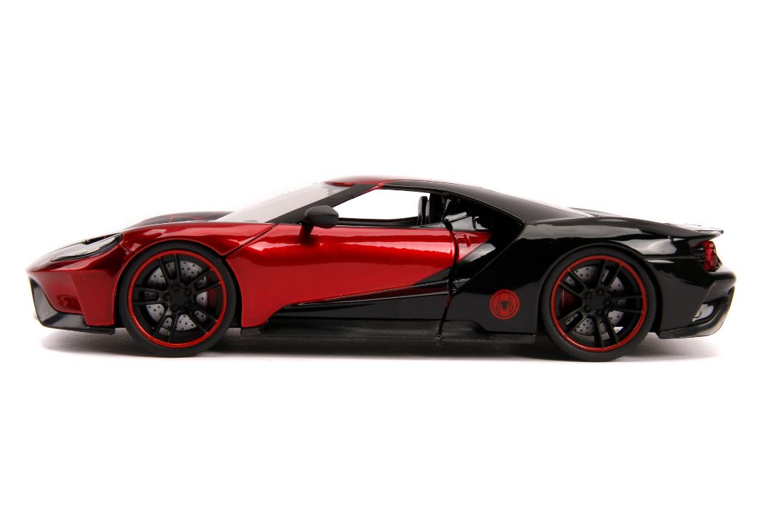 Jada 1/24 "Hollywood Rides" 2017 Ford GT with Miles Morales - Click Image to Close
