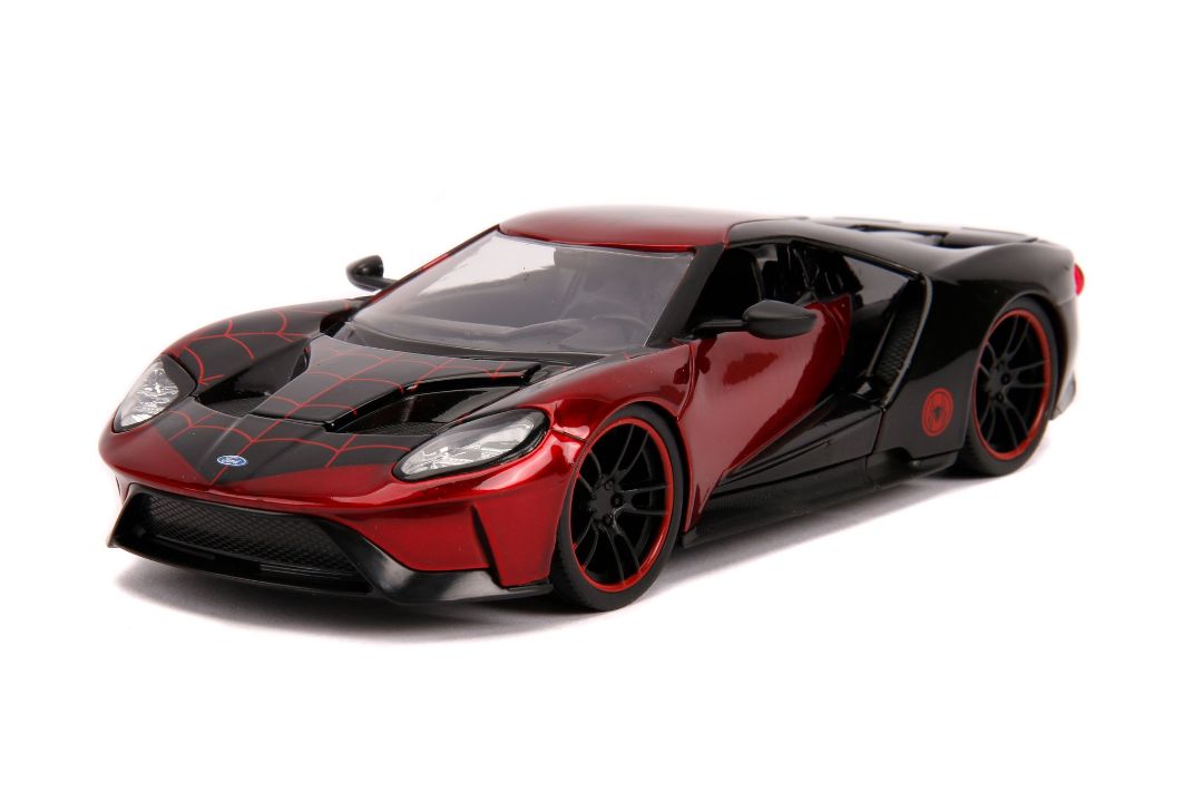 Jada 1/24 "Hollywood Rides" 2017 Ford GT with Miles Morales - Click Image to Close