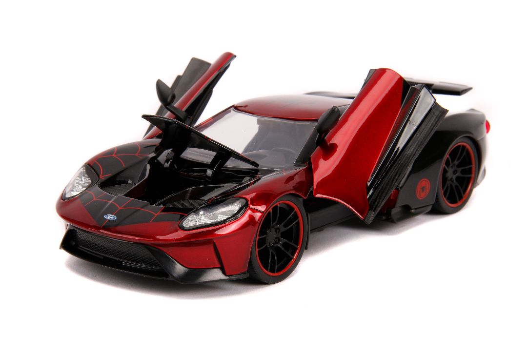 Jada 1/24 "Hollywood Rides" 2017 Ford GT with Miles Morales - Click Image to Close