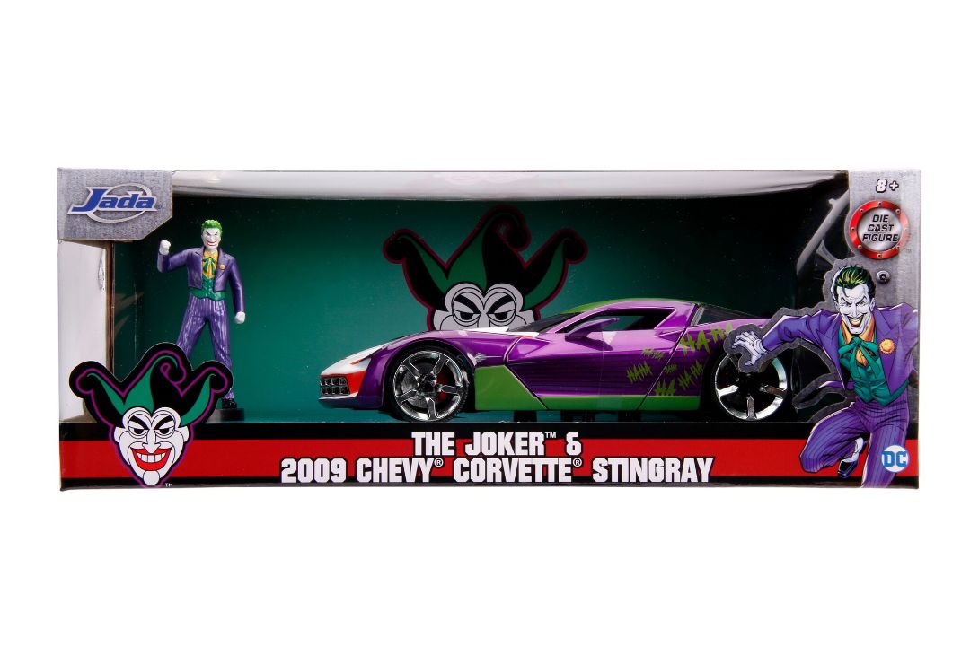 Jada 1/24 "Hollywood Rides" 2009 Corvette Stingray Concept Joker