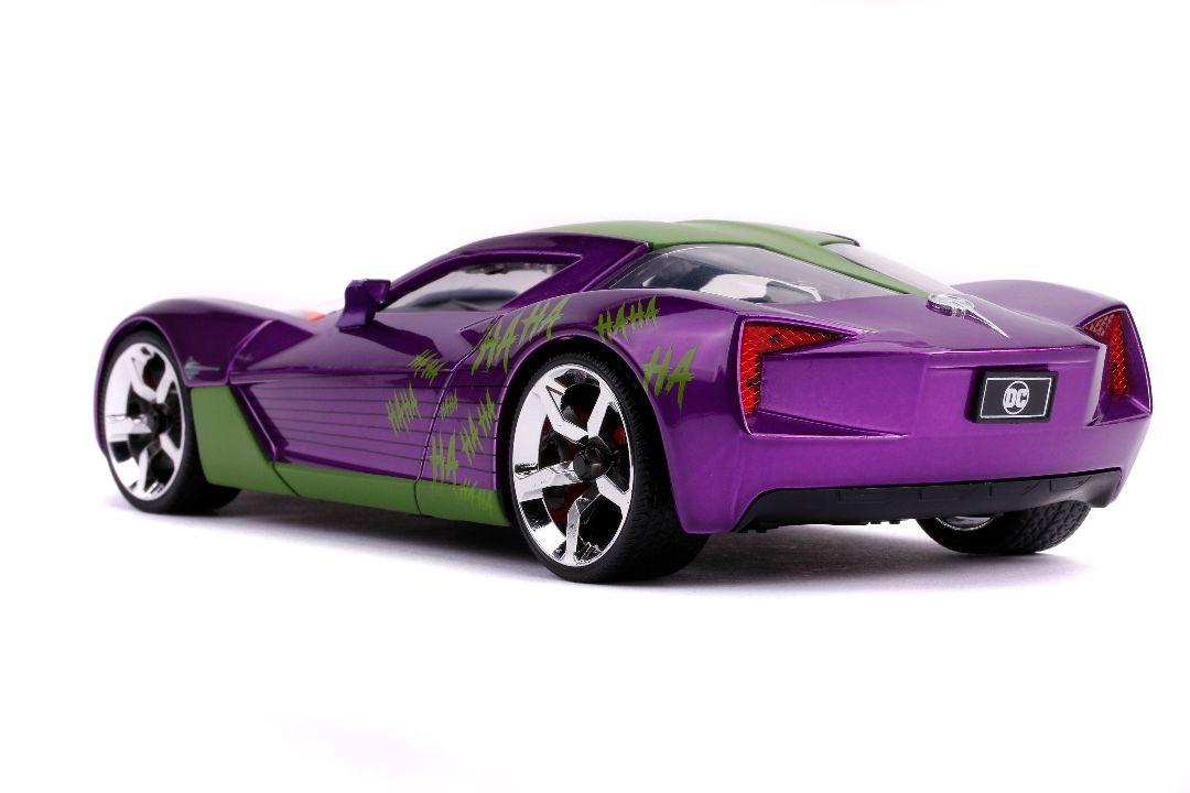 Jada 1/24 "Hollywood Rides" 2009 Corvette Stingray Concept Joker - Click Image to Close