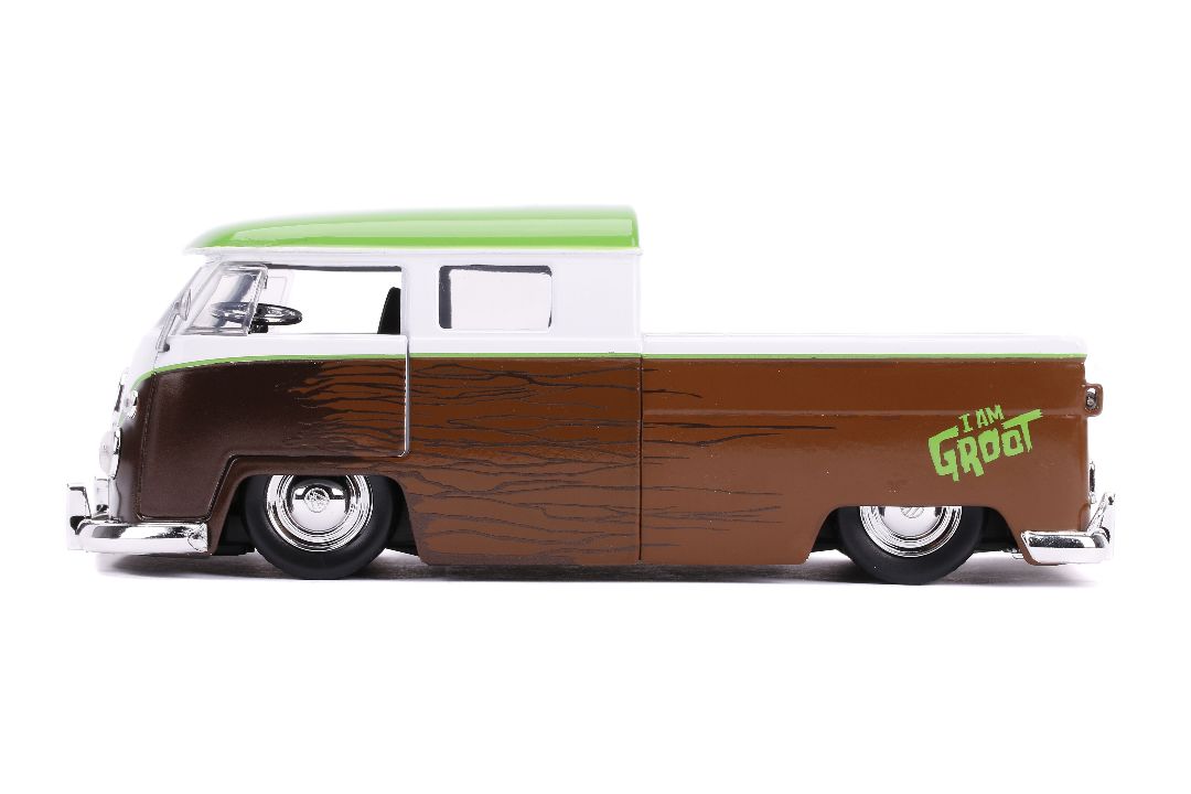 Jada 1/24 "Hollywood Rides" 1963 VW Bus with Groot