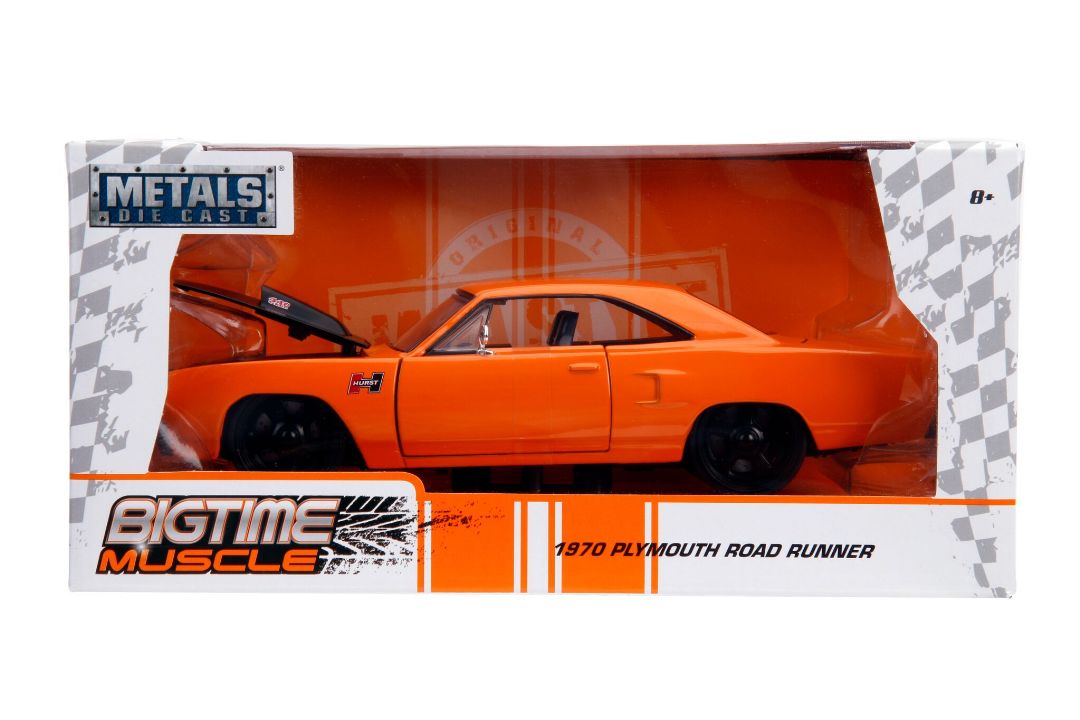 Jada 1/24 "BIGTIME Muscle" 1970 Plymouth Road Runner - Click Image to Close