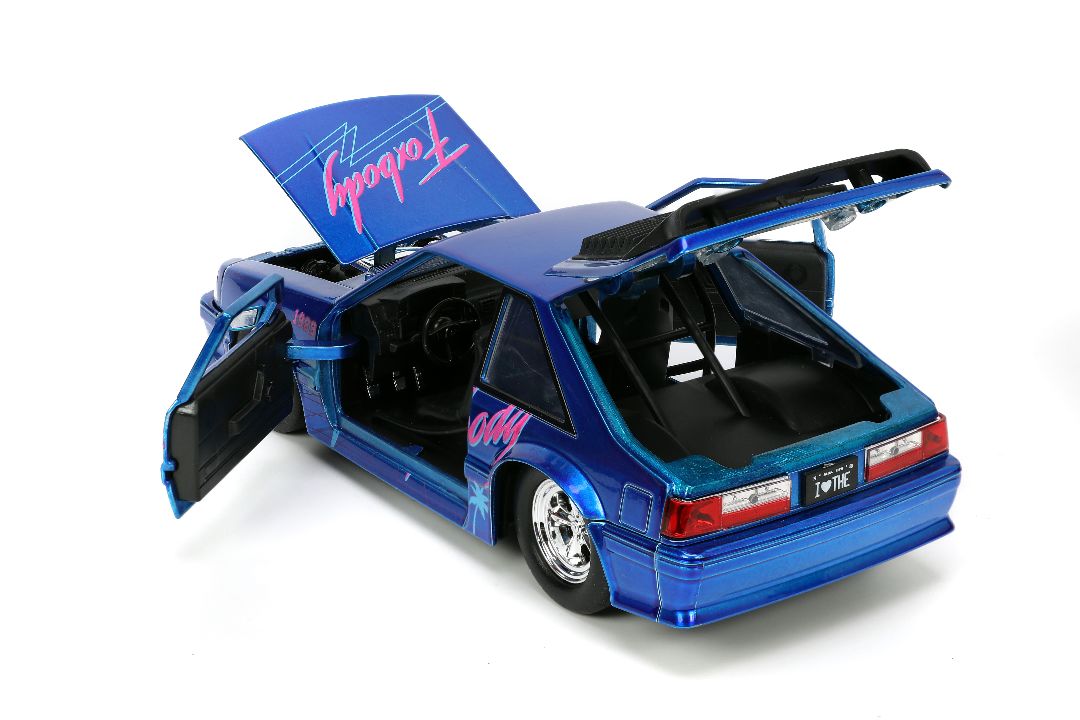 Jada 1/24 "I Love The" 1980â€™s - 1989 Ford Mustang GT