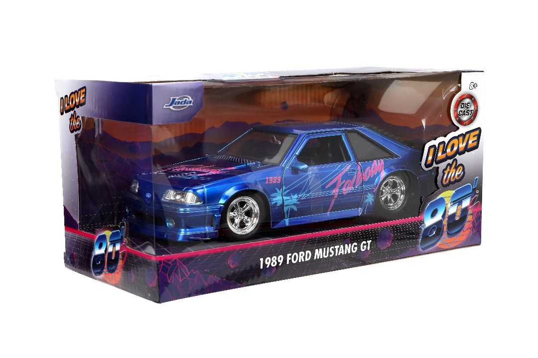 Jada 1/24 "I Love The" 1980â€™s - 1989 Ford Mustang GT