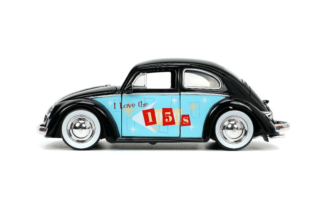 Jada 1/24 "I Love The" 1950's - 1959 VW Beetle - Click Image to Close
