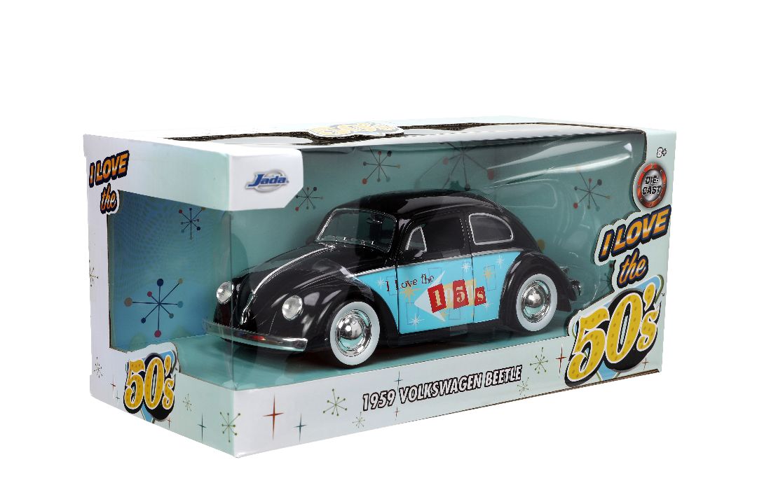 Jada 1/24 "I Love The" 1950's - 1959 VW Beetle