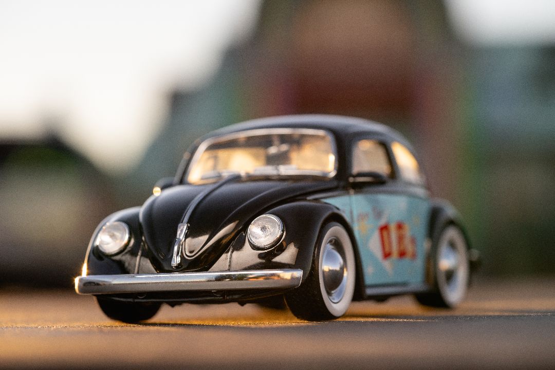 Jada 1/24 "I Love The" 1950's - 1959 VW Beetle - Click Image to Close