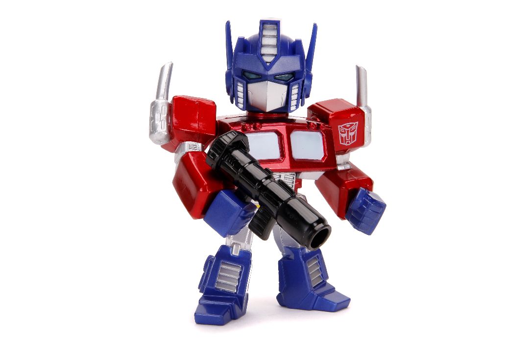 Jada 4" Metalfigs Transformers - G1 Optimus Prime w/Light - Click Image to Close