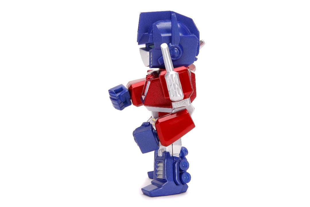 Jada 4" Metalfigs Transformers - G1 Optimus Prime w/Light - Click Image to Close