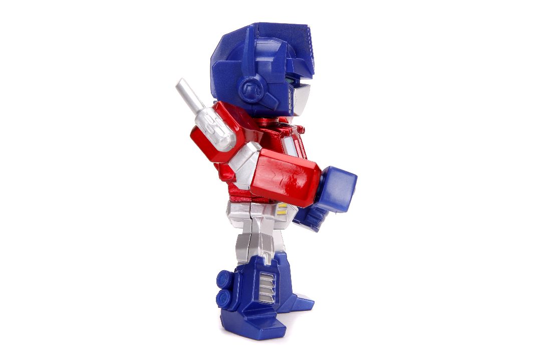 Jada 4" Metalfigs Transformers - G1 Optimus Prime w/Light - Click Image to Close