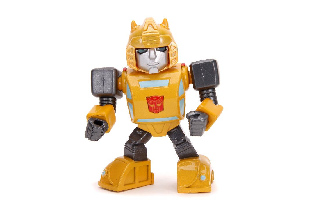 Jada 4" Metalfigs Transformers - G1 Bumblebee w/Light - Click Image to Close