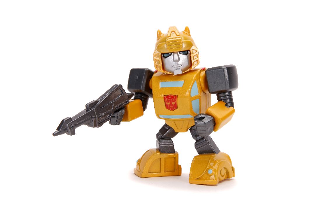 Jada 4" Metalfigs Transformers - G1 Bumblebee w/Light - Click Image to Close