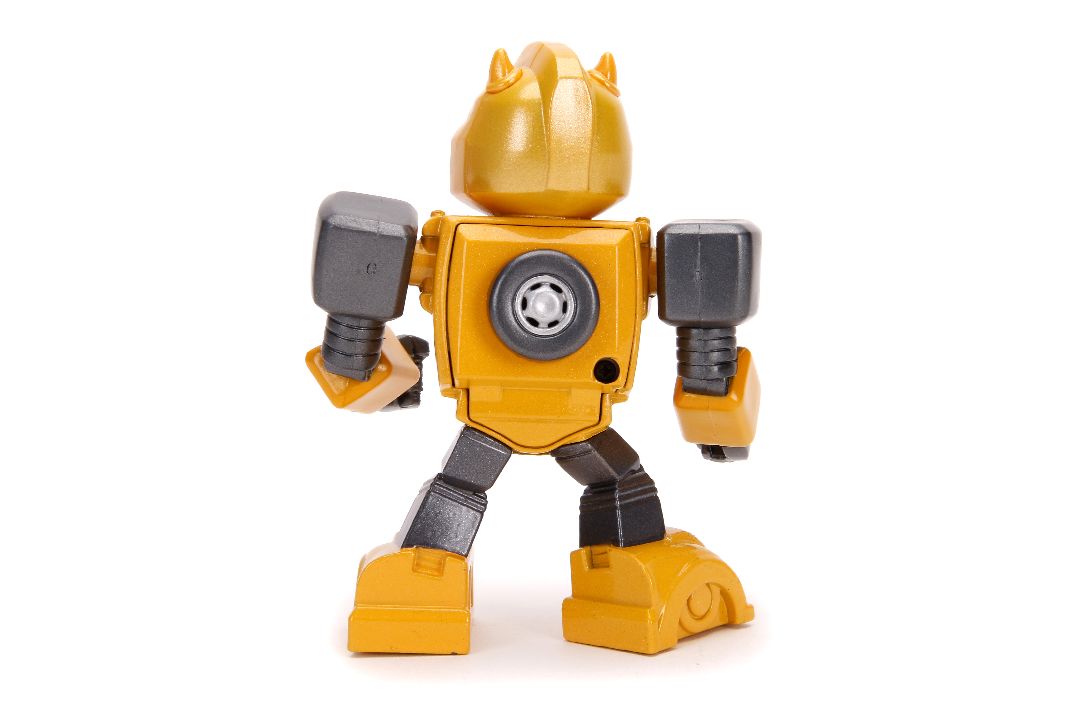 Jada 4" Metalfigs Transformers - G1 Bumblebee w/Light - Click Image to Close