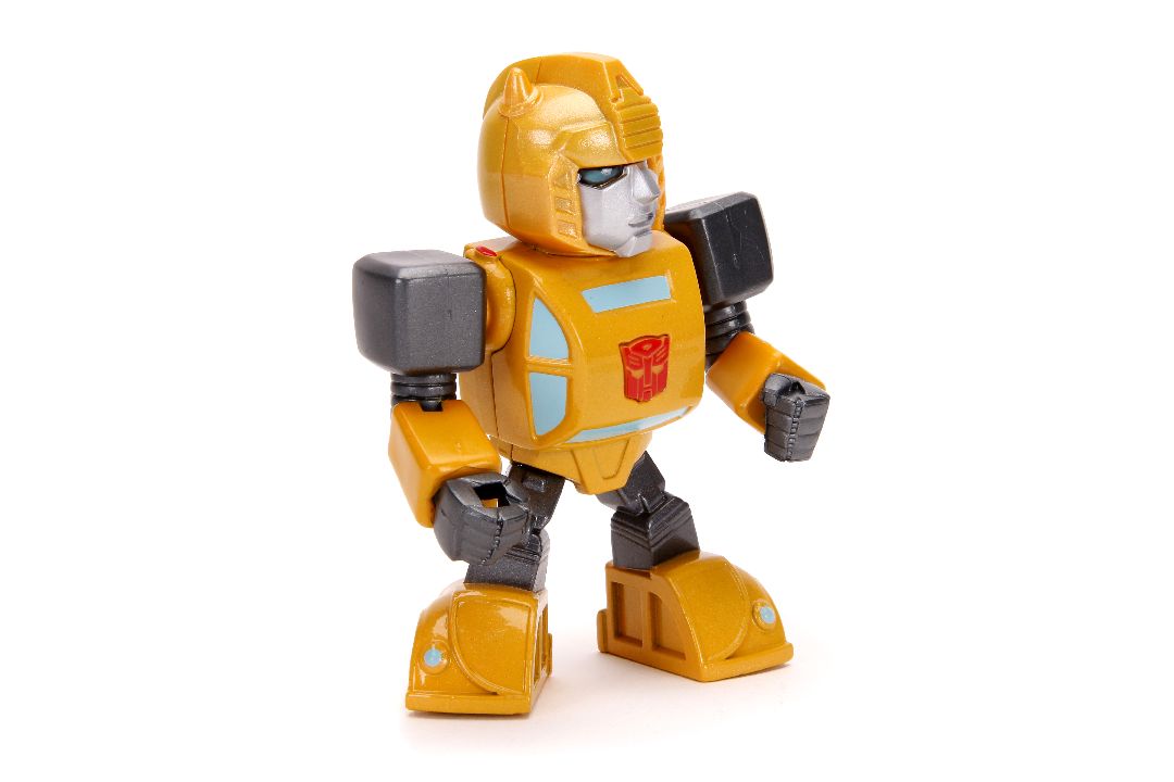 Jada 4" Metalfigs Transformers - G1 Bumblebee w/Light - Click Image to Close