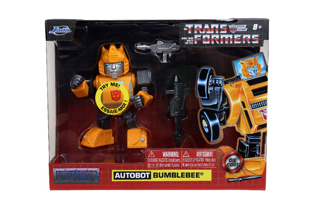 Jada 4" Metalfigs Transformers - G1 Bumblebee w/Light