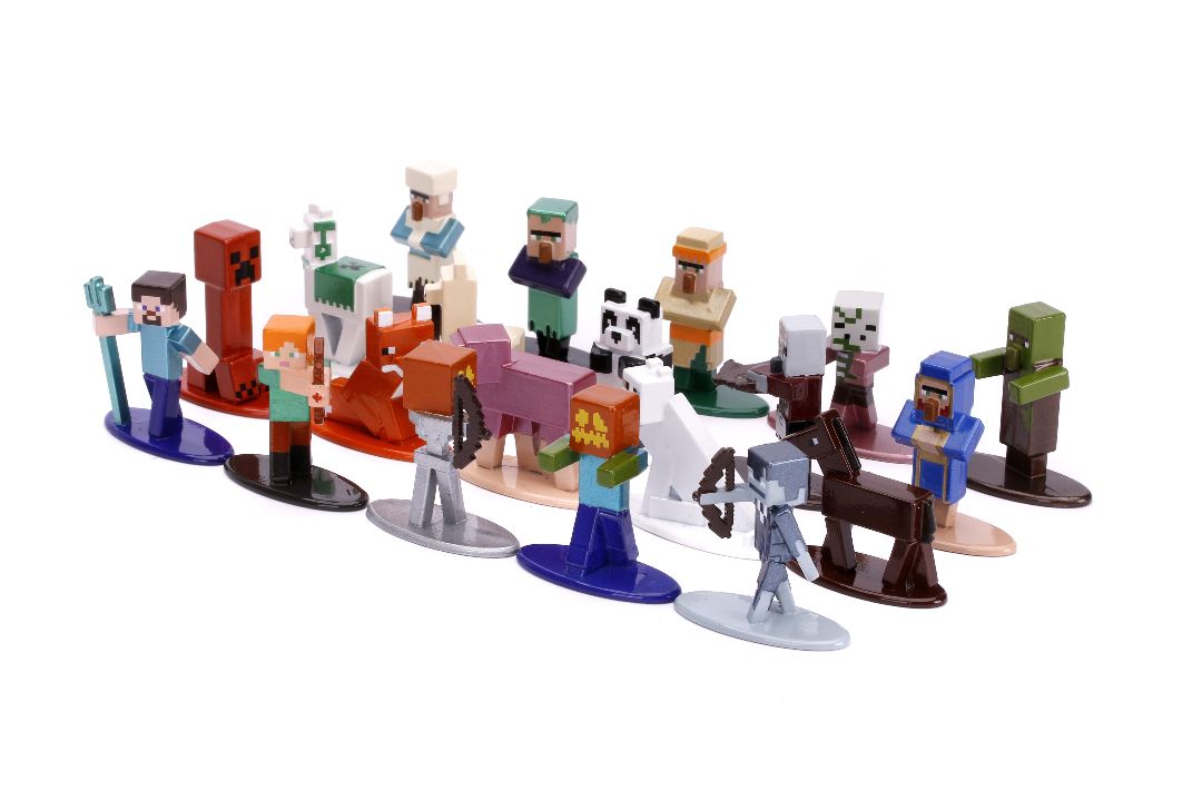 Jada 1.65" Nano Metalfigs Minecraft : 20-Pack W3