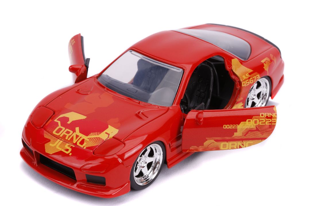 Jada 1/32 "Fast & Furious" Orange Julius' Mazda RX-7 - Click Image to Close