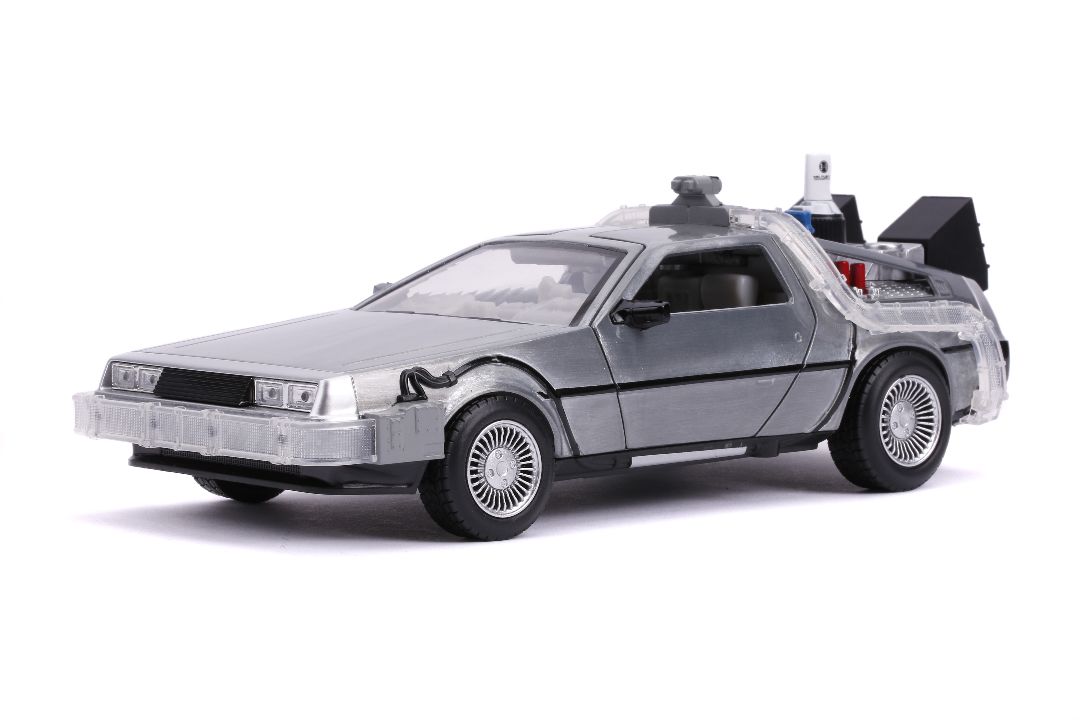 Jada 1/24 "Hollywood Rides" Back To The Future II Time Machine - Click Image to Close