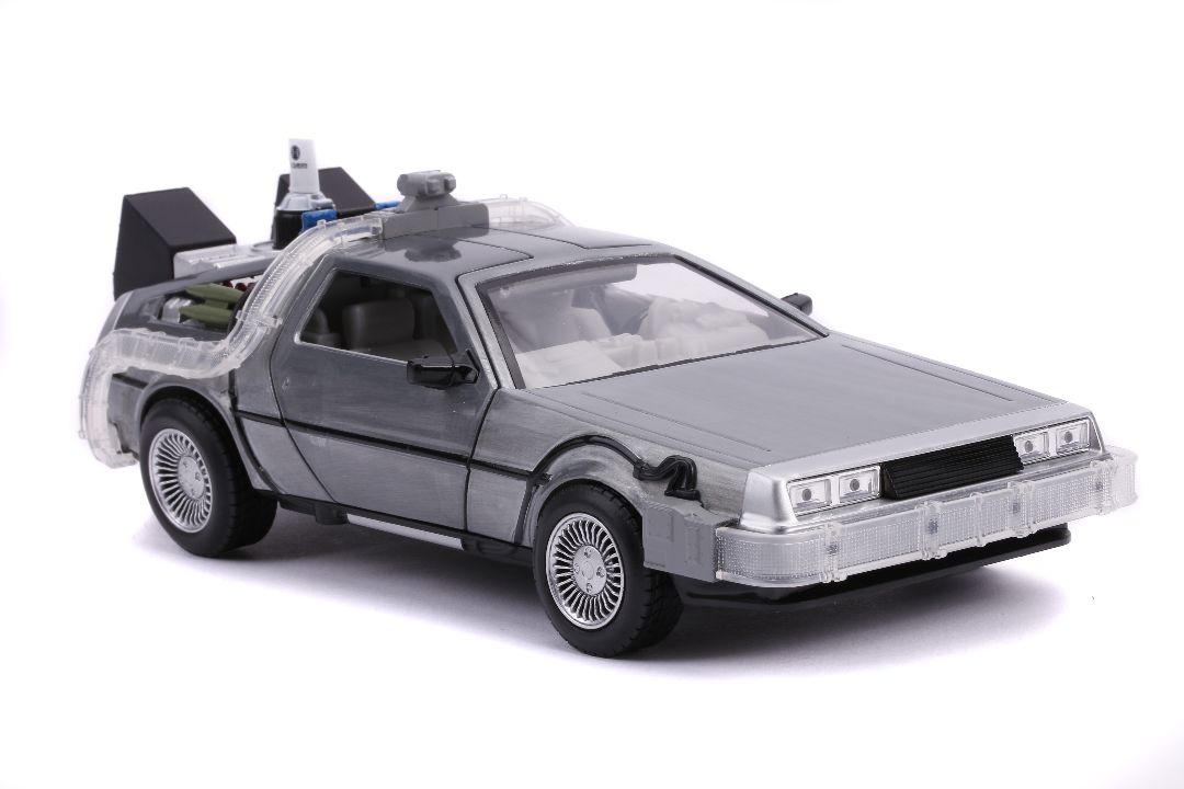 Jada 1/24 "Hollywood Rides" Back To The Future II Time Machine - Click Image to Close