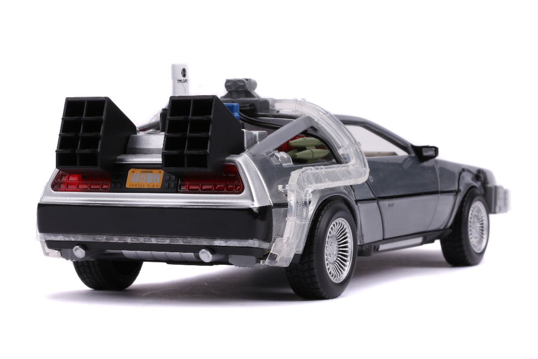 Jada 1/24 "Hollywood Rides" Back To The Future II Time Machine - Click Image to Close