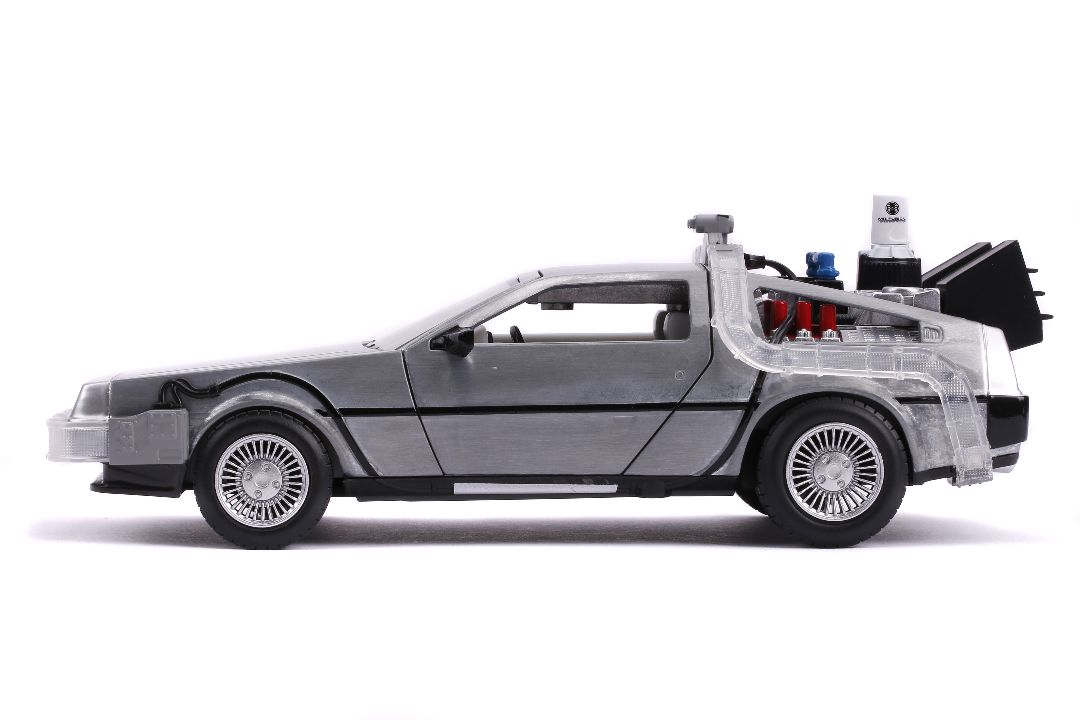 Jada 1/24 "Hollywood Rides" Back To The Future II Time Machine - Click Image to Close