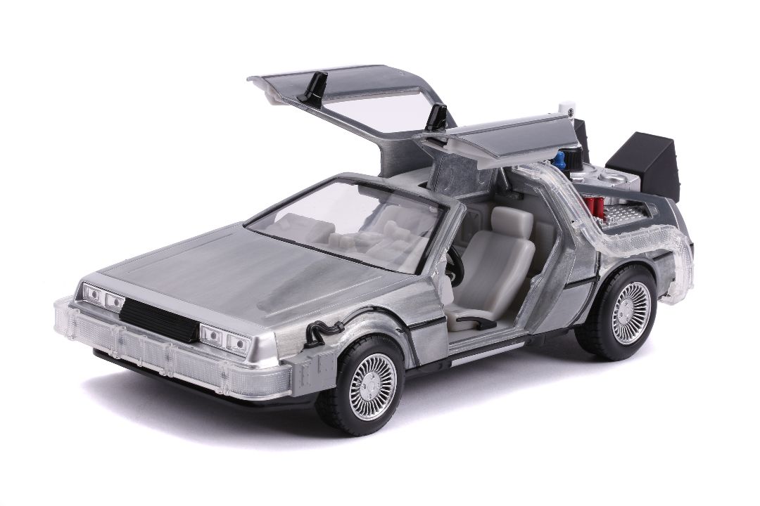 Jada 1/24 "Hollywood Rides" Back To The Future II Time Machine - Click Image to Close