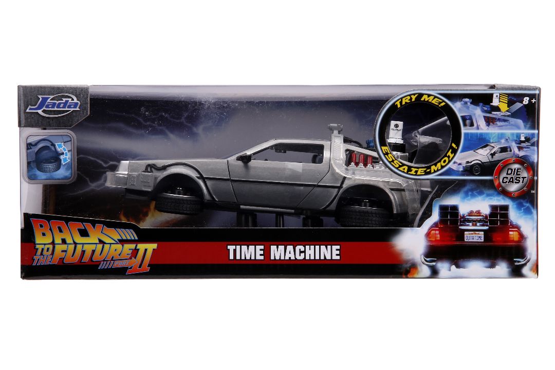 Jada 1/24 "Hollywood Rides" Back To The Future II Time Machine - Click Image to Close