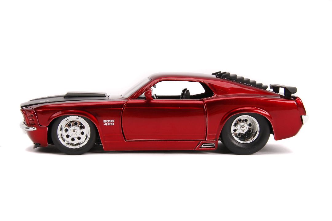 Jada 1/24 "BIGTIME Muscle" 1970 Ford Mustang Boss 429 - Red - Click Image to Close