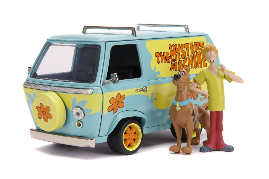 Jada 1/24 "Hollywood Rides" Mystery Machine w/Scooby Doo/Shaggy - Click Image to Close