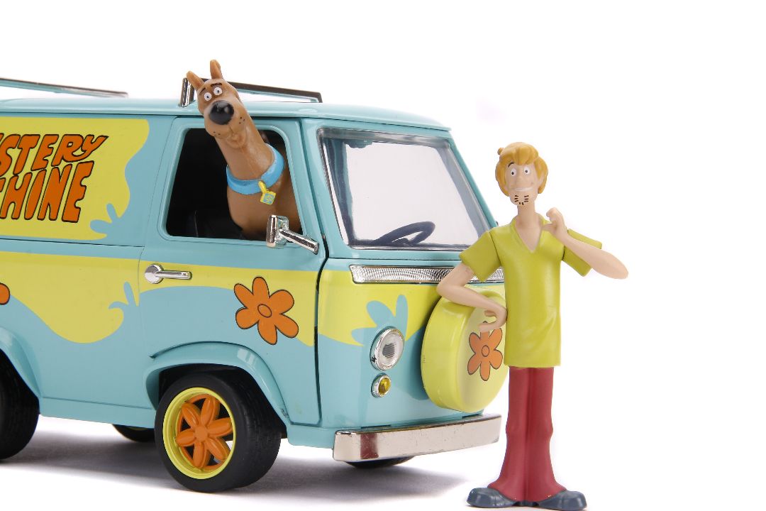 Jada 1/24 "Hollywood Rides" Mystery Machine w/Scooby Doo/Shaggy - Click Image to Close