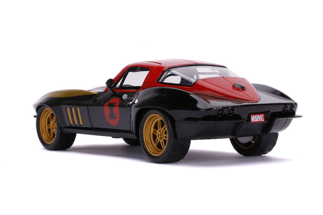 Jada 1/24 "Hollywood Rides" 1963 Corvette w/Black Widow
