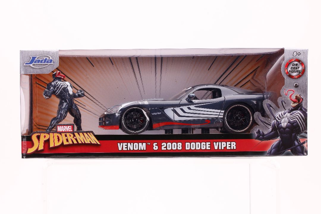 Jada 1/24 "Hollywood Rides" 2008 Dodge Viper SRT10 w/Venom - Click Image to Close