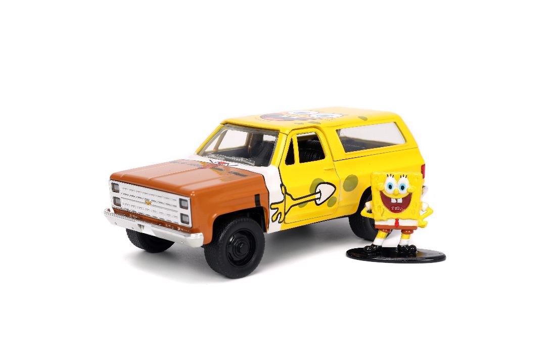 Jada 1/32 1980 Chevy K5 Blazer with Spongebob - Click Image to Close