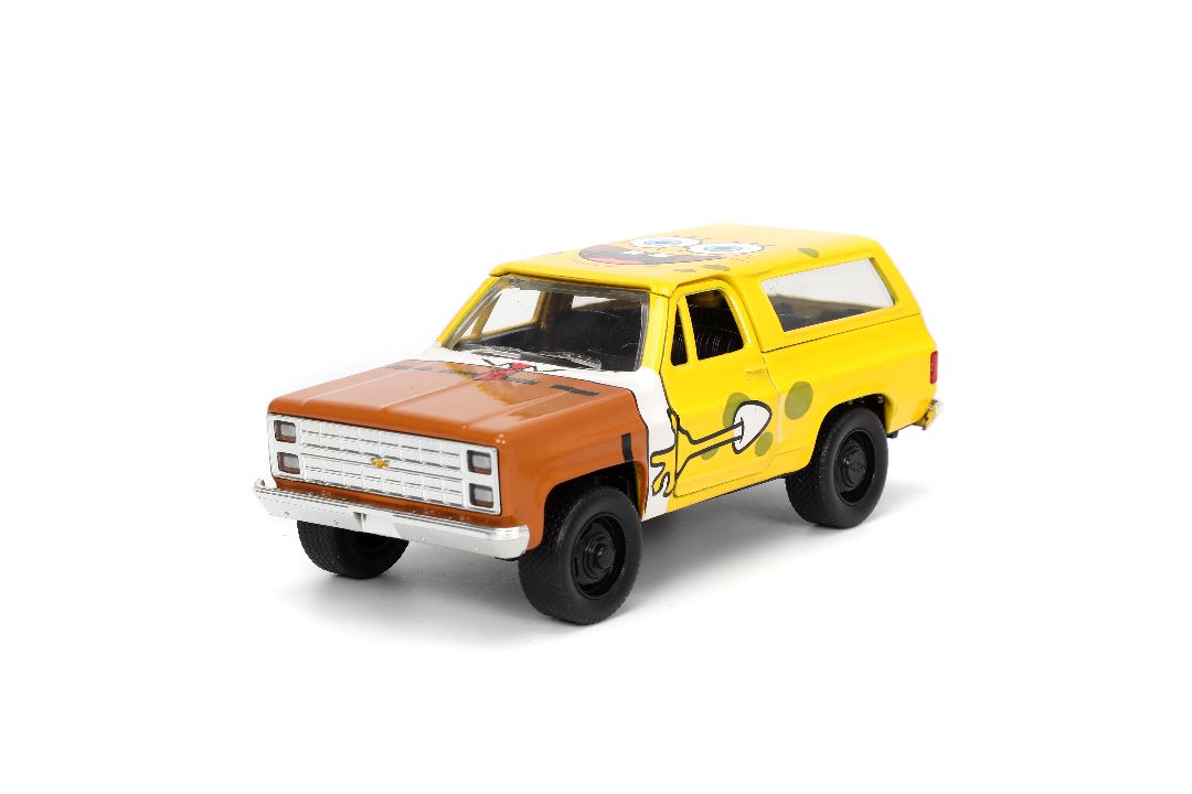 Jada 1/32 1980 Chevy K5 Blazer with Spongebob - Click Image to Close