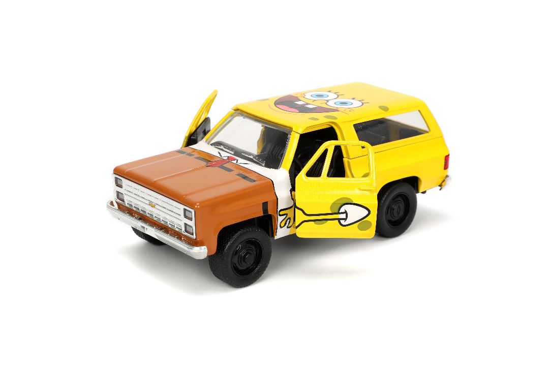 Jada 1/32 1980 Chevy K5 Blazer with Spongebob - Click Image to Close