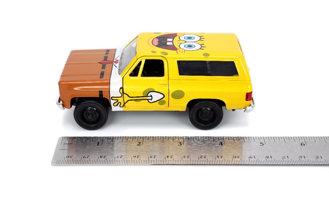 Jada 1/32 1980 Chevy K5 Blazer with Spongebob - Click Image to Close