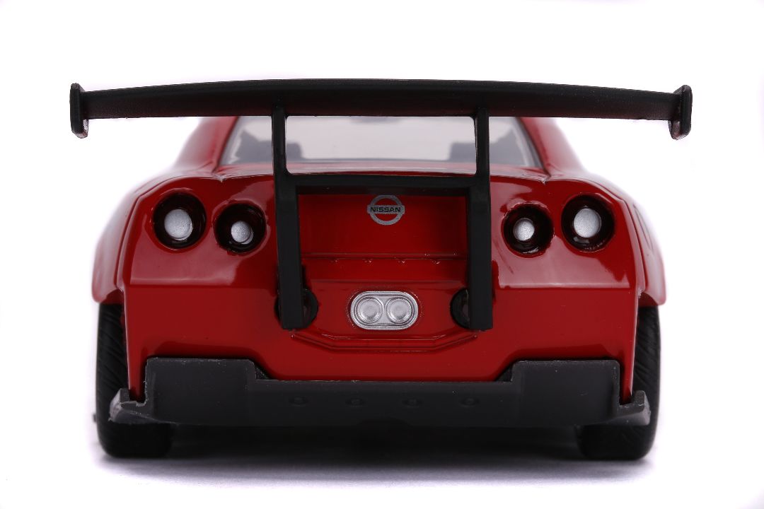 Jada 1/32 "Hollywood Rides" 2009 Nissan GT-R (Red Ranger Theme)