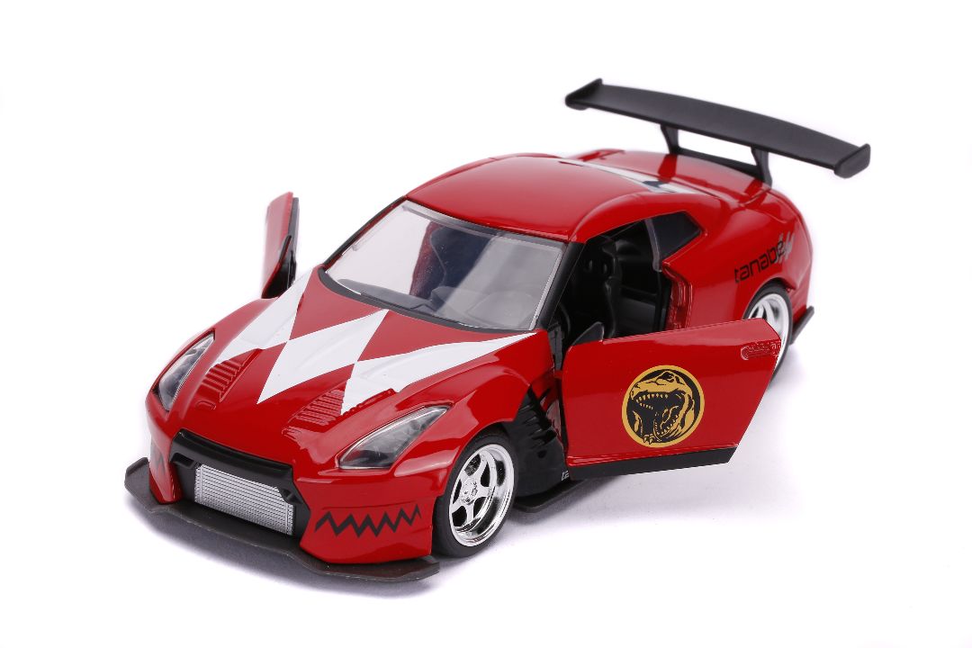 Jada 1/32 "Hollywood Rides" 2009 Nissan GT-R (Red Ranger Theme)