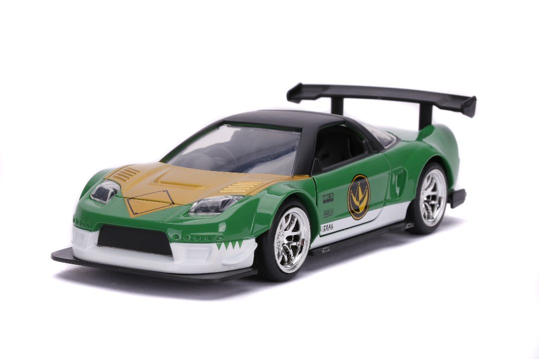 Jada 1/32 "Hollywood Rides" 2002 Honda NSX (Green Ranger Theme) - Click Image to Close