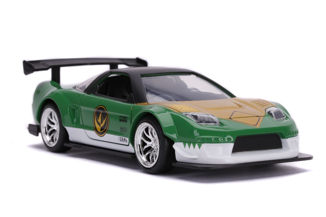 Jada 1/32 "Hollywood Rides" 2002 Honda NSX (Green Ranger Theme)