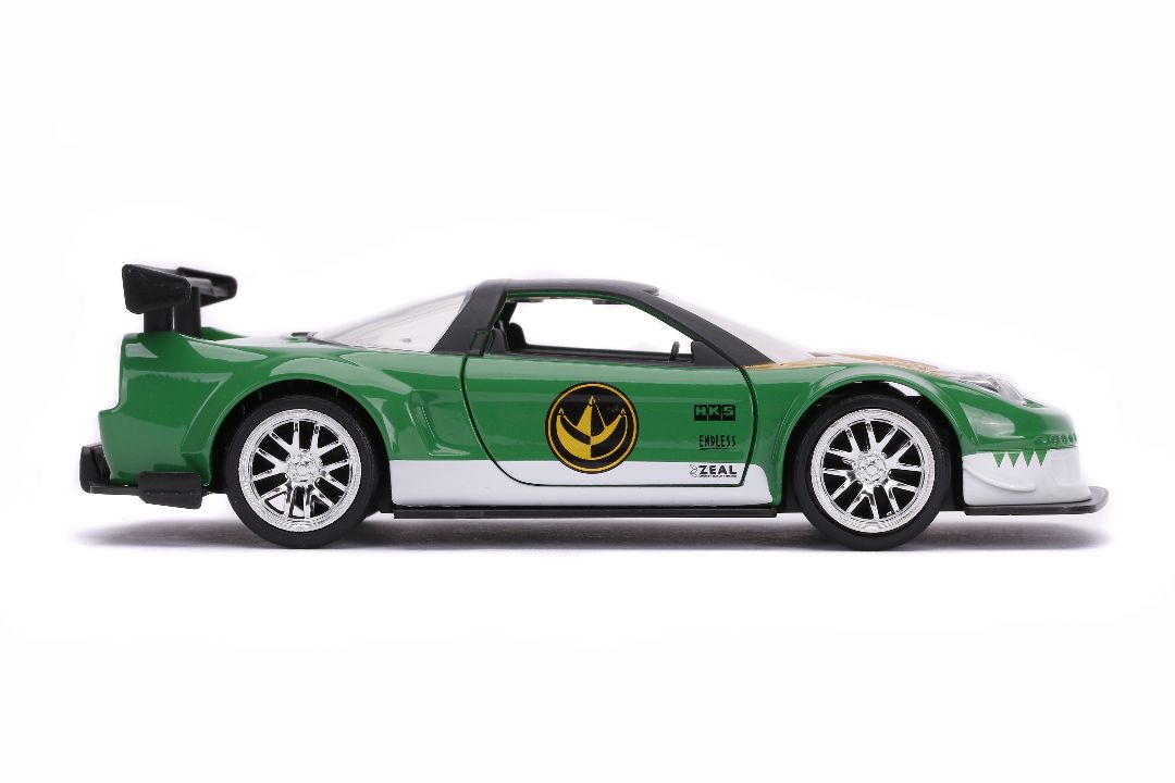 Jada 1/32 "Hollywood Rides" 2002 Honda NSX (Green Ranger Theme)