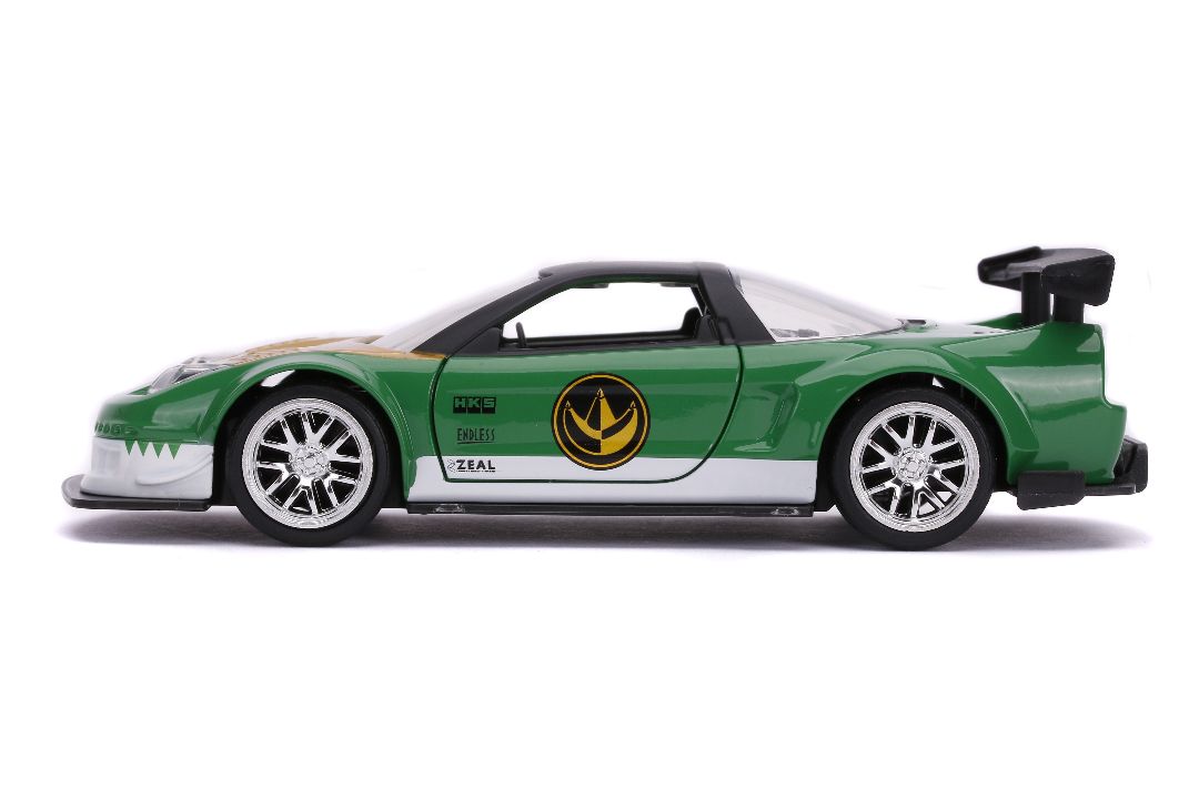 Jada 1/32 "Hollywood Rides" 2002 Honda NSX (Green Ranger Theme)