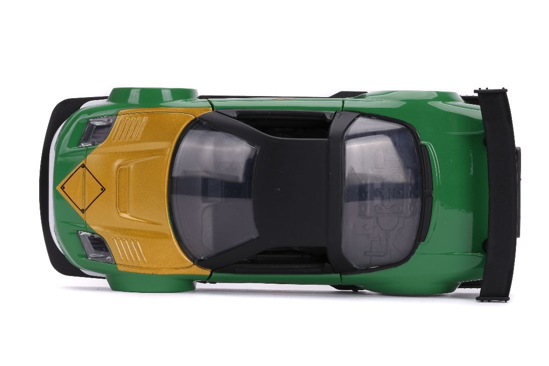 Jada 1/32 "Hollywood Rides" 2002 Honda NSX (Green Ranger Theme) - Click Image to Close