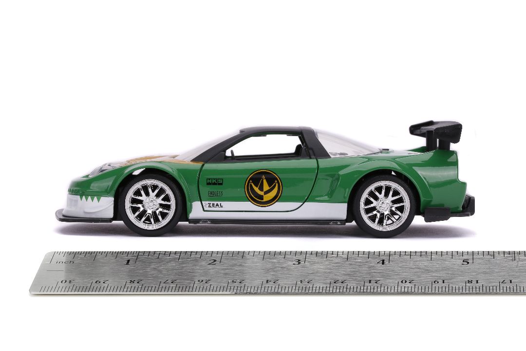 Jada 1/32 "Hollywood Rides" 2002 Honda NSX (Green Ranger Theme) - Click Image to Close