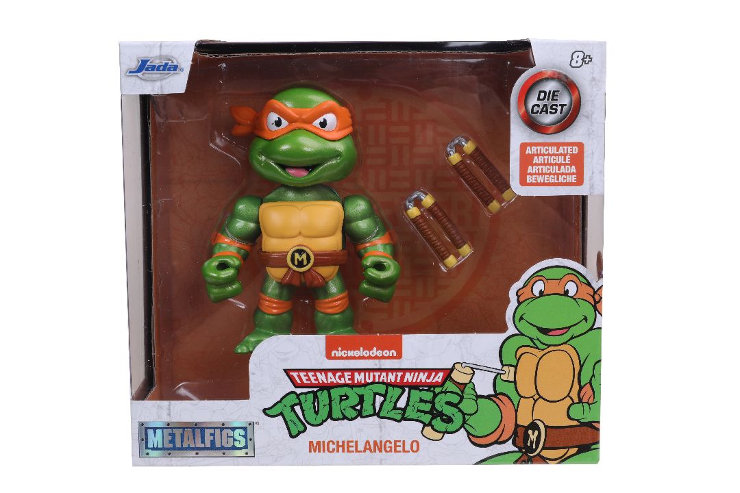 Jada 4" Metalfigs TMNT - Michelangelo - Click Image to Close