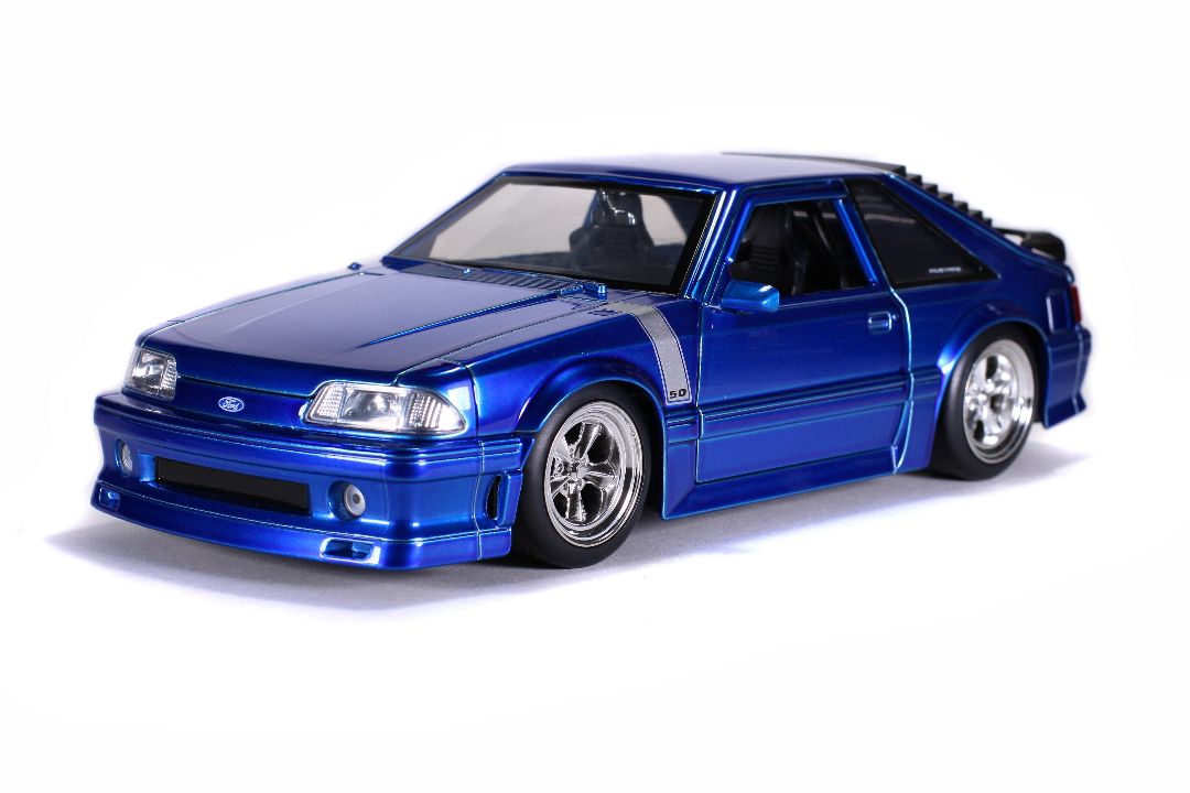 Jada 1/24 "BIGTIME Muscle" 1989 Ford Mustang GT - Click Image to Close