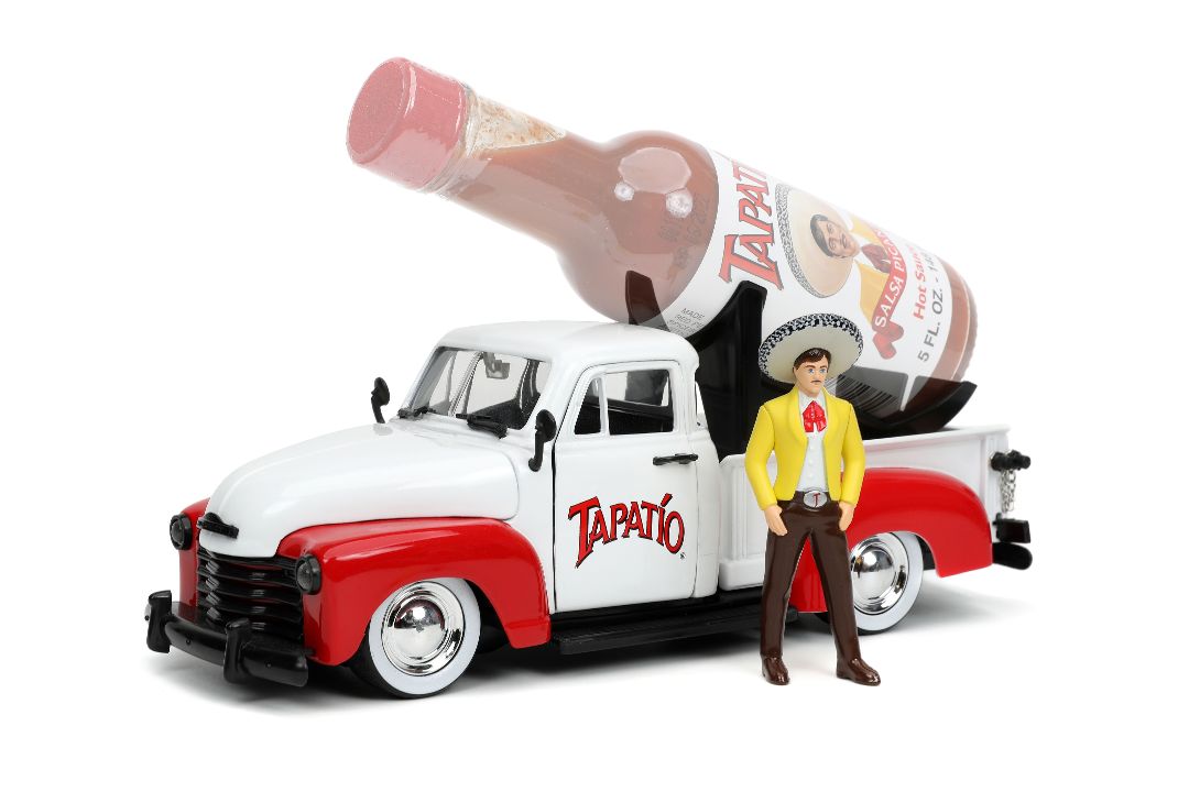 Jada 1/24 "Hollywood Rides" 1953 Chevy Pickup w/Charro Man - Click Image to Close