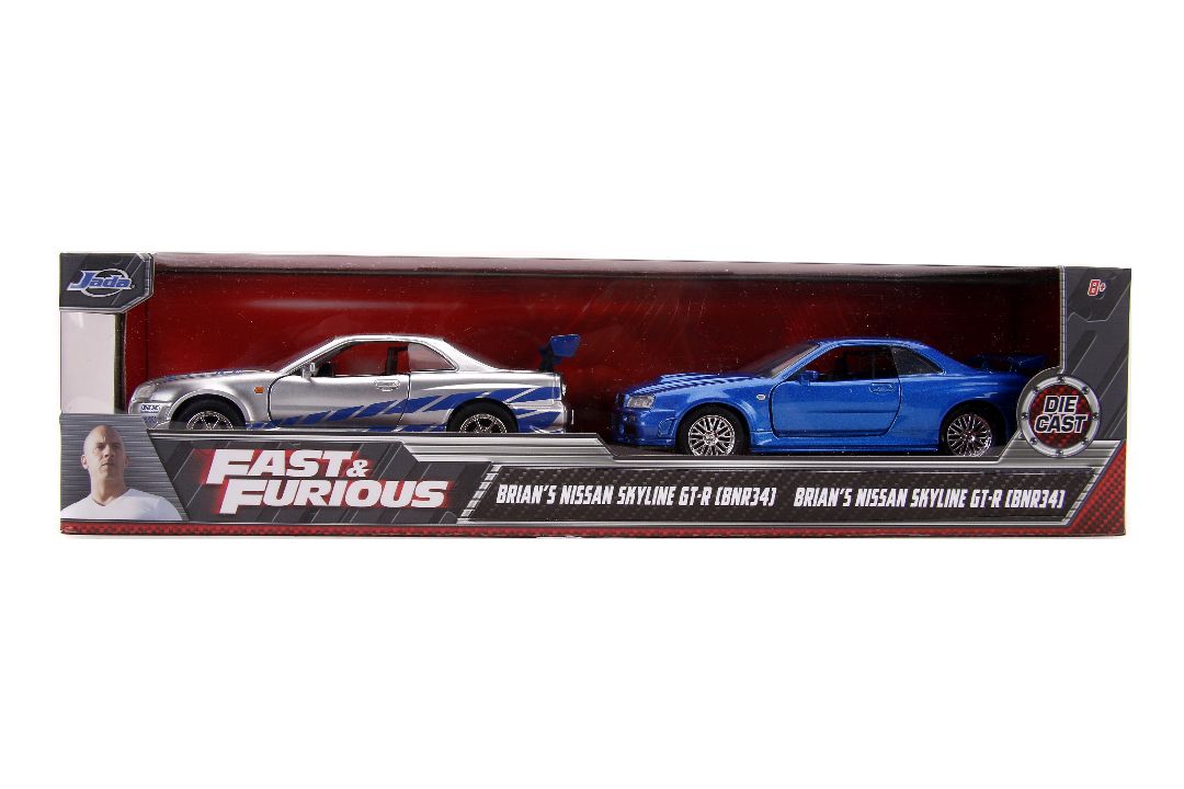 Jada 1/32 "Fast & Furious" Twin Packs - Click Image to Close